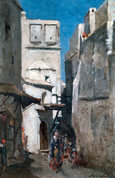 Strada ad Algeri, c1864-1892 da Marc Alfred Chataud