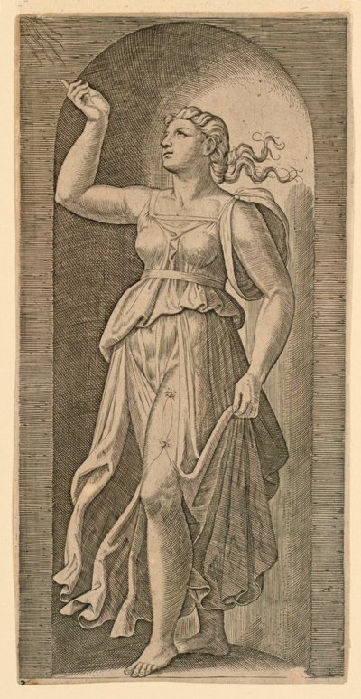 Figura Allegorica della Fede da Marc Antonio Raimondi