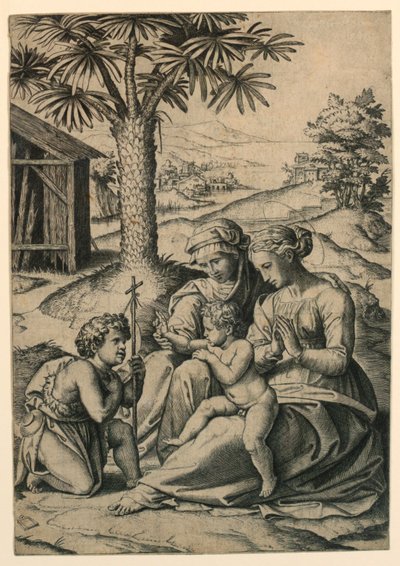 Madonna della palma da Marc Antonio Raimondi
