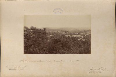 Panorama della villa di Cabo, Pernambuco - 1a parte da Marc Ferrez