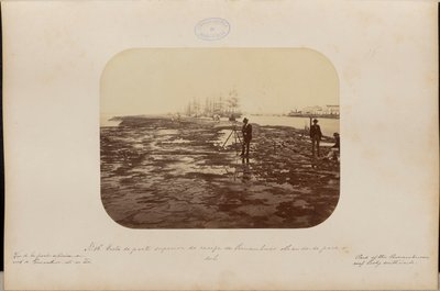 Vista della parte superiore della barriera corallina di Pernambuco verso sud da Marc Ferrez