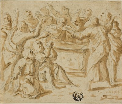 Assunzione della Vergine: metà inferiore da Marcantonio Bassetti