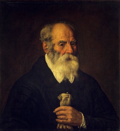 Vecchio con guanto da Marcantonio Bassetti