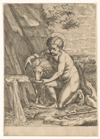 Giovanni Battista da bambino da Marcantonio Bellavia