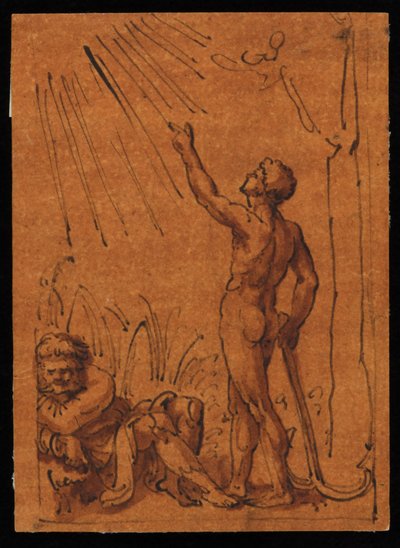 Allegoria del sole e della terra da Marcantonio Raimondi