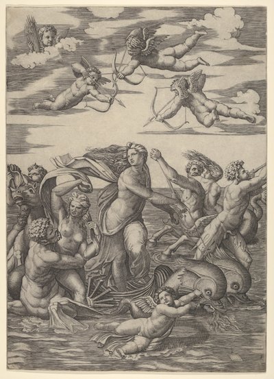 Galatea in un carro d
