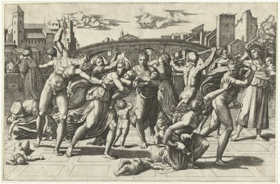 Massacro degli innocenti da Marcantonio Raimondi