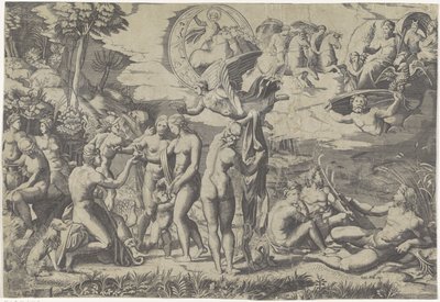 Il giudizio di Paride da Marcantonio Raimondi