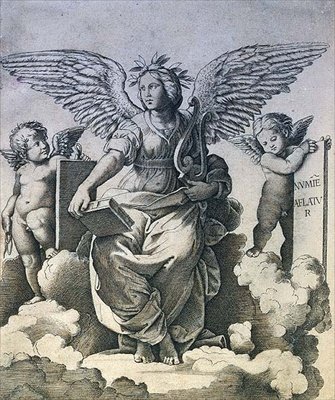 Poesia, c.1515 da Marcantonio Raimondi