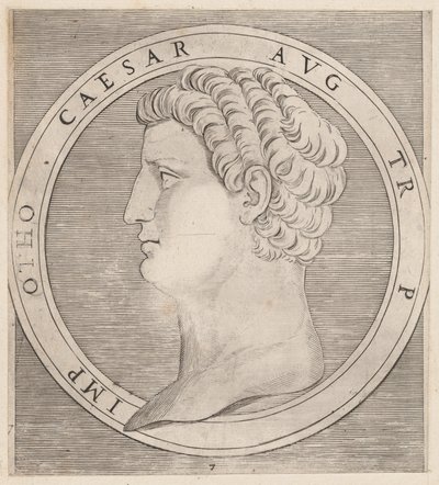 Speculum Romanae Magnificentiae: Otho, da I Dodici Cesari da Marcantonio Raimondi