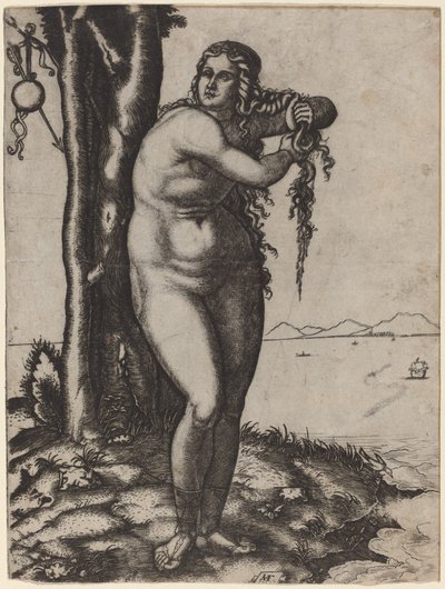 La nascita di Venere da Marcantonio Raimondi