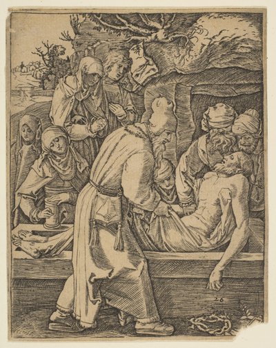 La Deposizione, dalla Piccola Passione (copia) da Marcantonio Raimondi