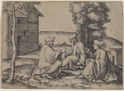 I tre dottori da Marcantonio Raimondi
