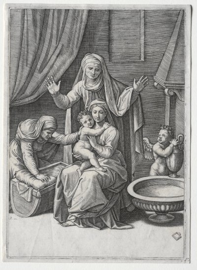 La Vergine e la culla con Santa Elisabetta e Sant