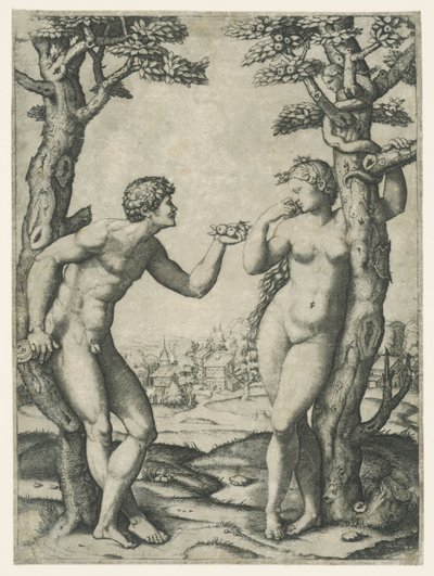 La caduta di Adamo ed Eva presso l