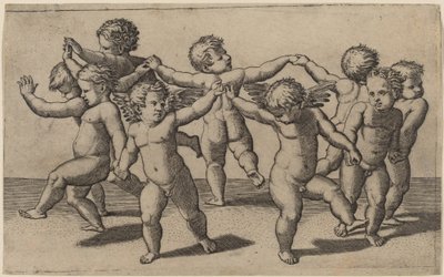Danza dei Cupidi da Marcantonio Raimondi after Raphael