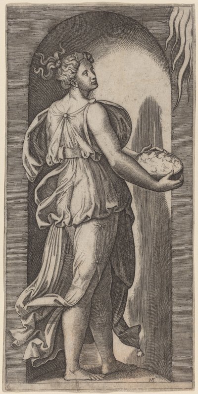 Speranza da Marcantonio Raimondi after Raphael