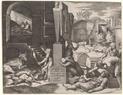 Il Morbetto da Marcantonio Raimondi after Raphael
