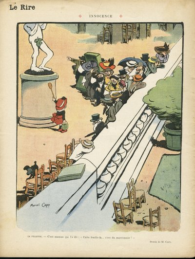 Illustrazione di Marcel Capy (1865-1941) in Le Rire da Marcel Amable O.L. Capy