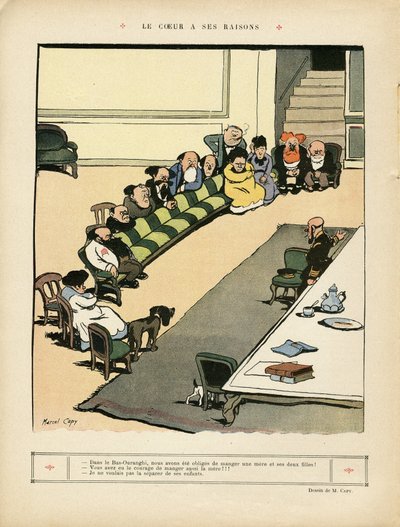 Illustrazione di Marcel Capy (1865-1941) in Le Rire da Marcel Amable O.L. Capy