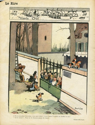 Illustrazione di Marcel Capy (1865-1941) in Le Rire da Marcel Amable O.L. Capy