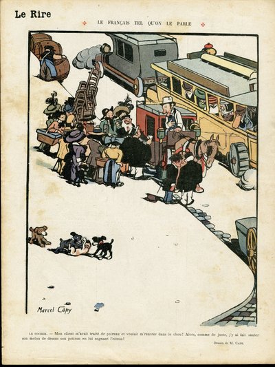 Illustrazione di Marcel Capy in Le Lire da Marcel Amable O.L. Capy
