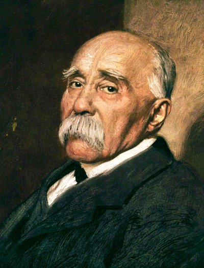 Primo ministro francese Georges Clemenceau (1841-1929) c. 1920 da Marcel Andre Baschet