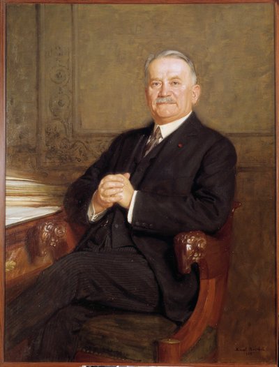 Ritratto del Presidente della Repubblica Gaston Doumergue da Marcel Andre Baschet