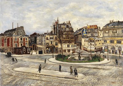 La Place Pigalle, c.1924 da Marcel Leprin