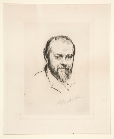 Ritratto di J.J. Henner da Marcellin Desboutin