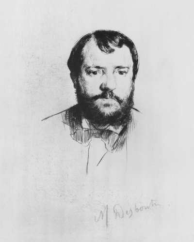 Ernest Hoschede, 1875 da Marcellin Gilbert Desboutin
