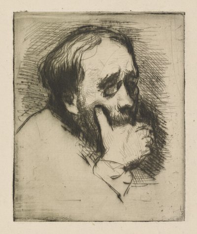 Ritratto di Edgar Degas da Marcellin Gilbert Desboutin