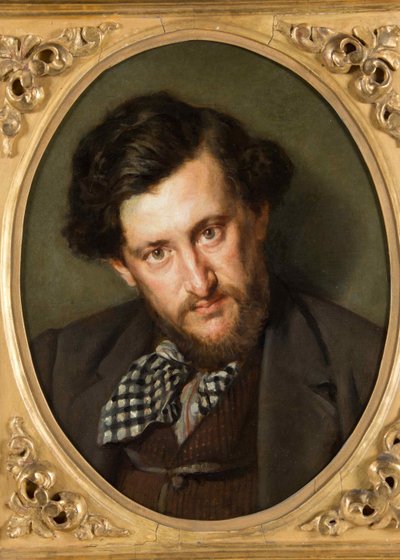Ritratto di Georges Lafenestre 1837-1919, 1865 da Marcellin Gilbert Desboutin