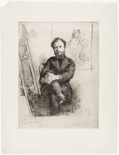 Ritratto del Visconte Ludovic Napoléon Lepic da Marcellin Gilbert Desboutin