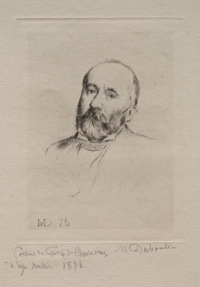 Puvis de Chavannes, 1876 da Marcellin Gilbert Desboutin