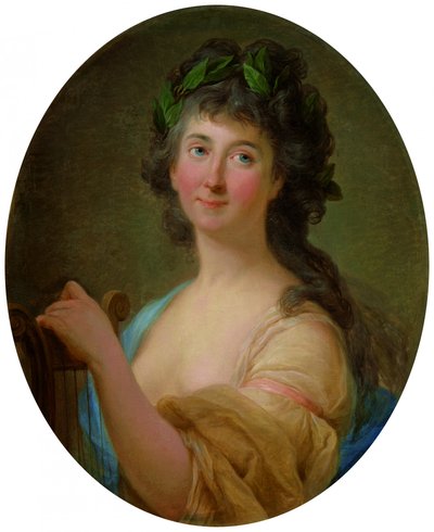 Ritratto di Catherine Gattai Thomatis come musa da Marcello Bacciarelli