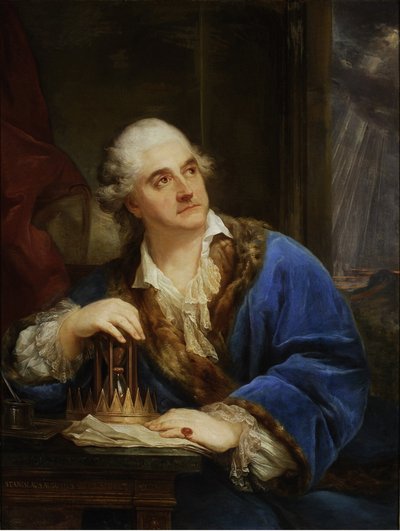 Stanislao II Augusto, re di Polonia e Lituania - Ritratto di Stanislao II Augusto Poniatowski, Re e Granduca del Commonwealth Polacco-Lituano (1732-1798) da Marcello Bacciarelli