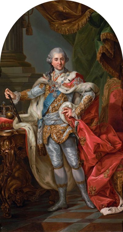 Stanislao Augusto in abiti di incoronazione da Marcello Bacciarelli