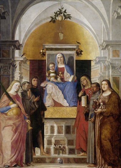 Madonna col Bambino e i santi Caterina, Francesco d