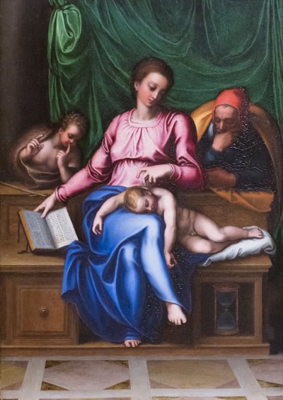Sacra famiglia e San Giovanni Battista da Marcello Venusti