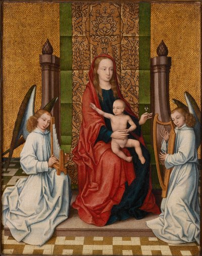 La Vergine e il Bambino in trono, tra il 1550 e il 1560 da Marcellus Coffermans