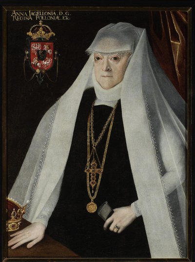 Ritratto di Anna Jagiellon, regina di Polonia da Marcin Kober