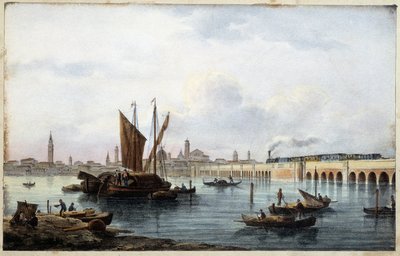 Il ponte sulla laguna in 