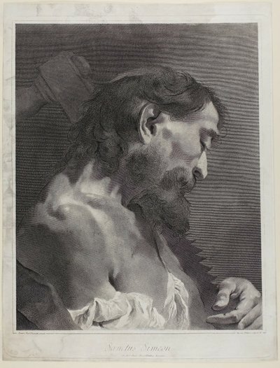 San Simone, da La sacra famiglia e i dodici apostoli da Marco Alvise Pitteri