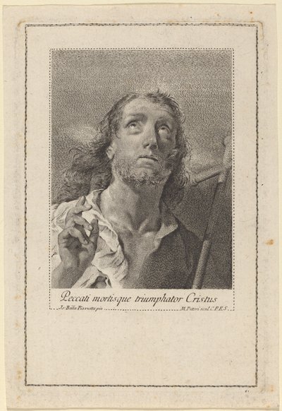 Cristo Trionfatore sui Peccati e sulla Morte da Marco Alvise Pitteri after Giovanni Battista Piazzetta