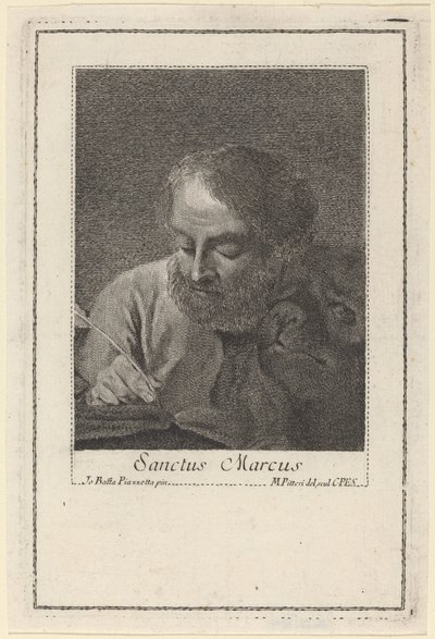 San Marco da Marco Alvise Pitteri after Giovanni Battista Piazzetta