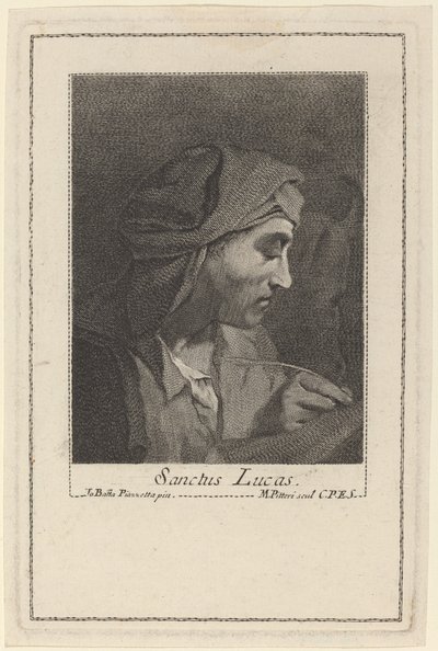 San Luca da Marco Alvise Pitteri after Giovanni Battista Piazzetta