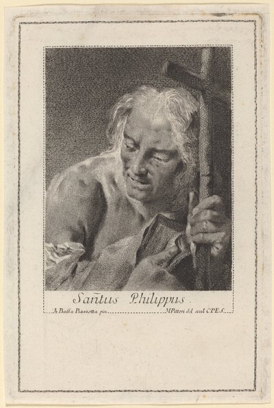 San Filippo da Marco Alvise Pitteri after Giovanni Battista Piazzetta