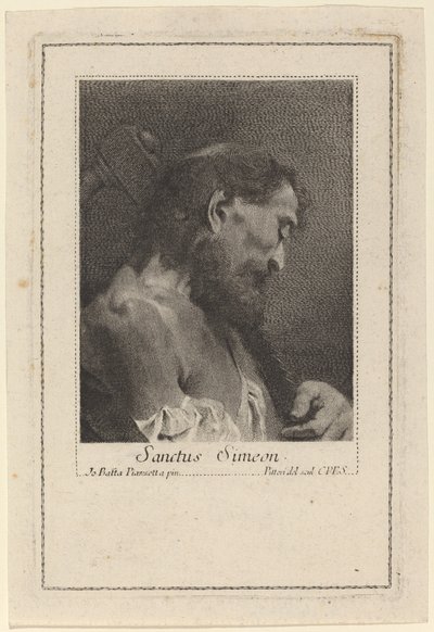 San Simeone da Marco Alvise Pitteri after Giovanni Battista Piazzetta
