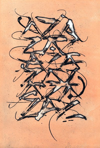 AZA, 2002 (acquatinta allo zucchero) da Marco Campedelli